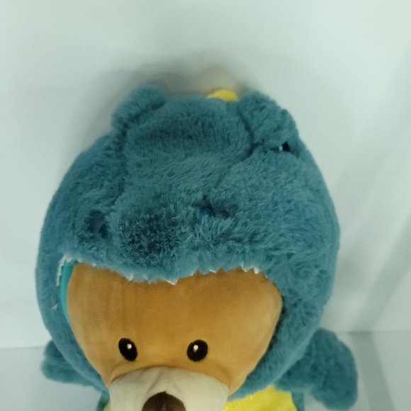 Spark Create Imagine Teddy Bear Dinosaur Costume Plush Stuffed Brown Bear 16" - Picture 2 of 7